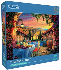 Tuscany Sunset Puzzel (1000 stukjes) 37890723440