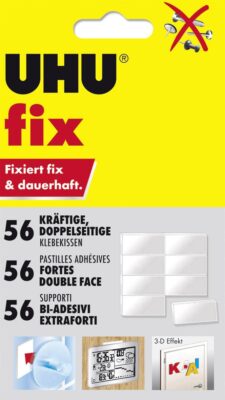 UHU Fix - 56 st - dubbelzijdige klevende schuimpads - Strong 36983