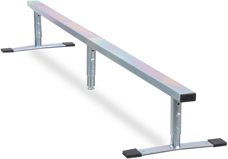 Urban Street Ramps flatbar grindrail 185 cm zilver 259182