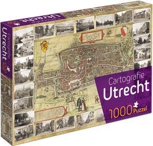 Utrecht Cartografie Puzzel (1000 stukjes) 33734871091