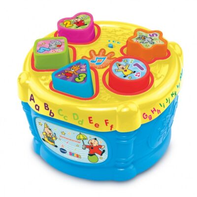 VTech Bumba vormentrommel 25 cm blauw/geel 283984