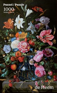 Vaas met Bloemen - Jan de Heem Puzzel (1000 stukjes) 35808415183