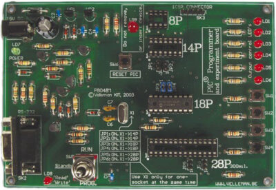 Velleman microcontroller 145 x 100 mm 12V DC 8P/14P/18P/28P 829432