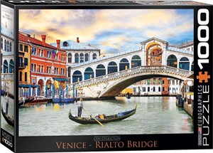 Venice Rialto Bridge Puzzel (1000 stukjes) 30459884527