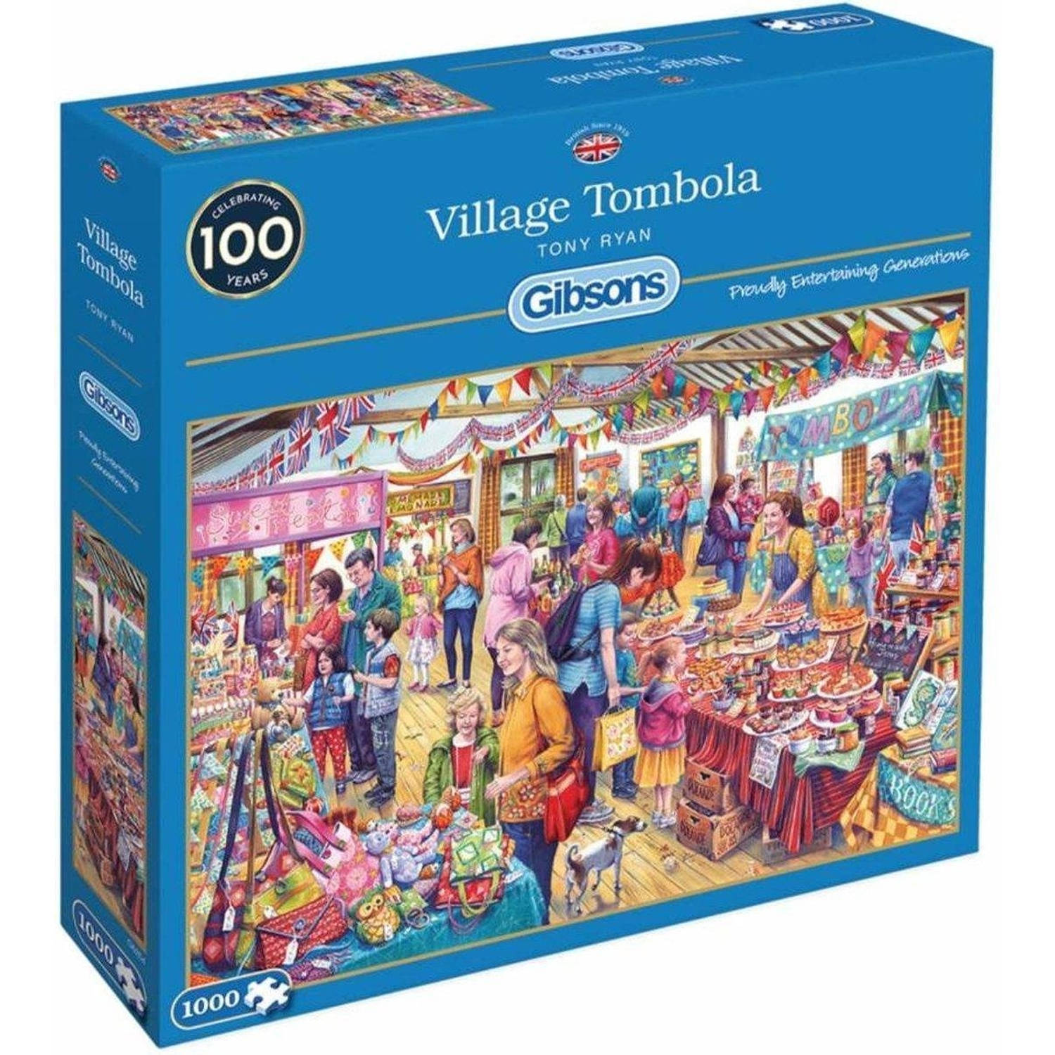 Village Tombola Puzzel 1000 Stukjes 3749607