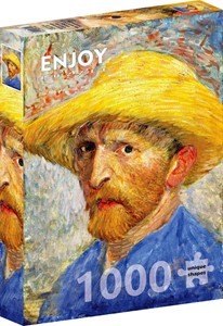 Vincent Van Gogh - Zelfportret met Strohoed (1000 stukjes) 37463141203