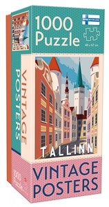 Vintage Cities - Tallinn Poster Puzzel (1000 stukjes) 37420044587