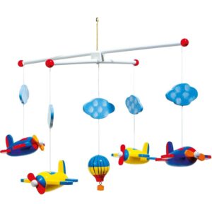 Vliegtuigen hangdecoratie voor kinderkamer 44 cm 10053149