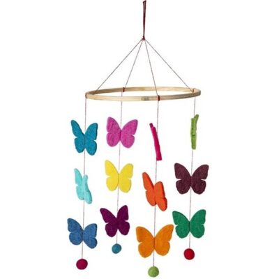 Vlinder mobiel 45 cm hangdecoraties 10143697