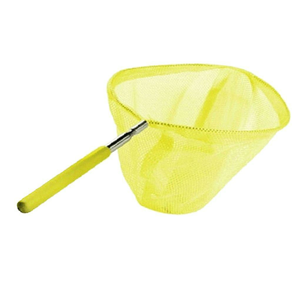 Vlindernet/insectennet - neon geel - metaal - 86 cm 10392206