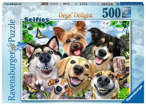 Vrolijke Honden Puzzel (500 stukjes) 31446563337