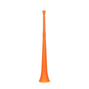 Vuvuzela - grote blaastoeter - oranje - kunststof - 48 cm 10102223