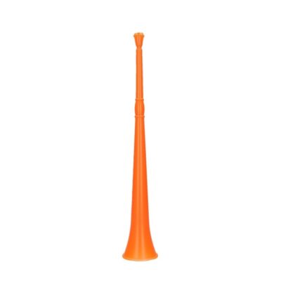 Vuvuzela - grote blaastoeter - oranje - kunststof - 48 cm 10102223