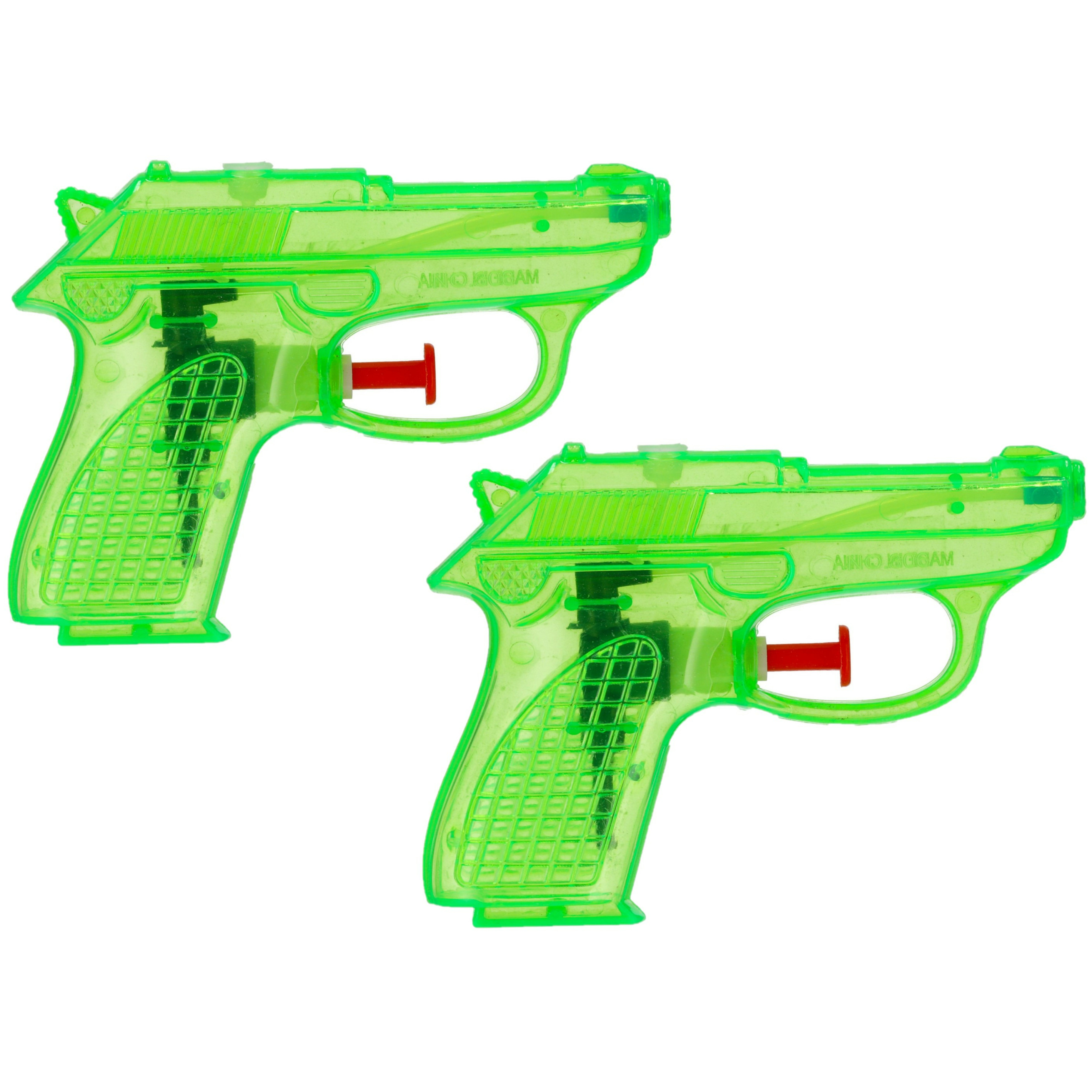 Waterpistool Splash Gun - 10x - klein model - 12 cm - groen 10394229