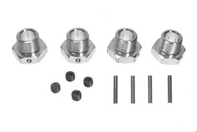 Wheel hub & pin (4) 8588