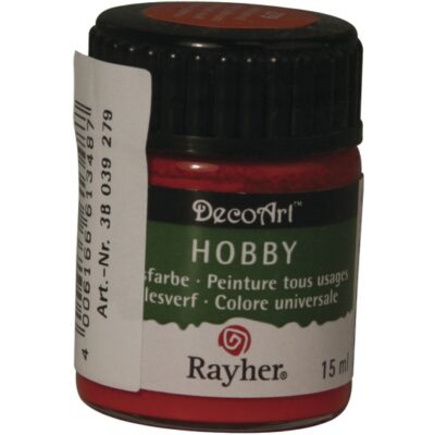 Wijnrode acrylverf/allesverf potje 15 ml hobby/knutselmateriaal 10054777