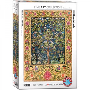 William Morris - Tree of Life Tapestry Puzzel (1000 stukjes) 36615759324