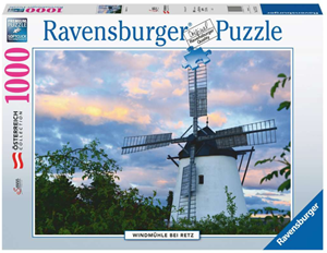 Windmolen in de buurt van Retz Puzzel (1000 stukjes) 33320107241