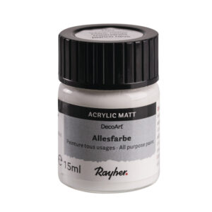 Witte acrylverf/allesverf potje 15 ml hobby/knutselmateriaal 10040802