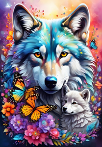 Wolves - Maternal Love Collection Puzzel (1000 stukjes) 38365819363