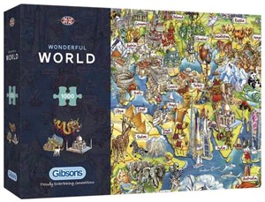 Wonderful World Puzzel (1000 stukjes) 36903343083