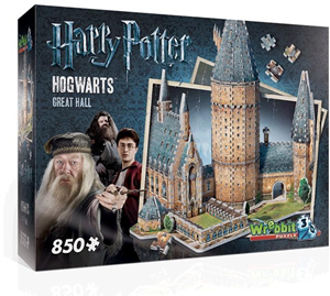 Wrebbit 3D Puzzel - Harry Potter Hogwarts Great Hall (850 stukjes) 30421657811