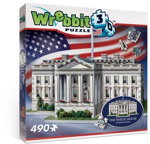 Wrebbit 3D Puzzel - White House (490 stukjes) 27290598361