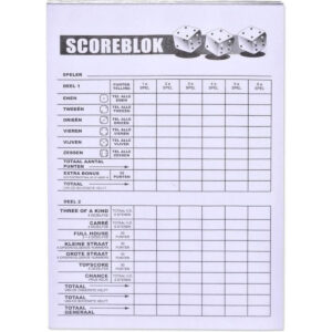 Yahtzee scoreblok 10016535