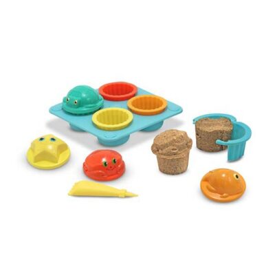 Zand cupcakejes speelgoed set 10055813