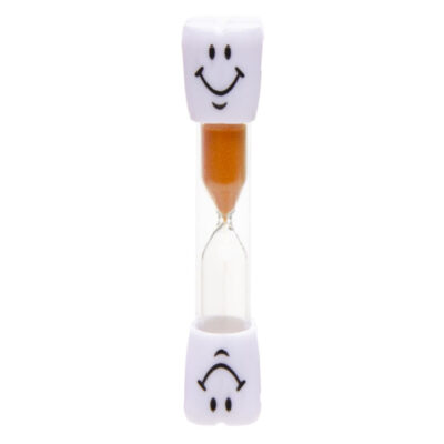 Zandloper/badkamer douche/spelletjes timer geel smiley 3 minuten 10365775