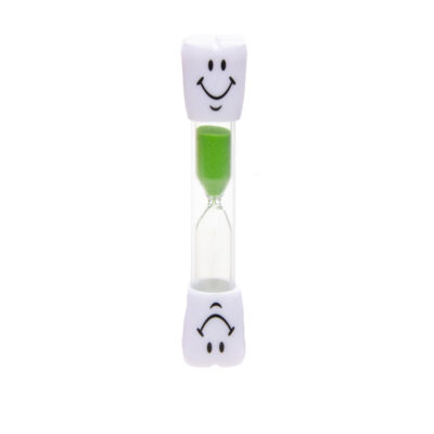 Zandloper/badkamer douche/spelletjes timer groen smiley 3 minuten 10365773