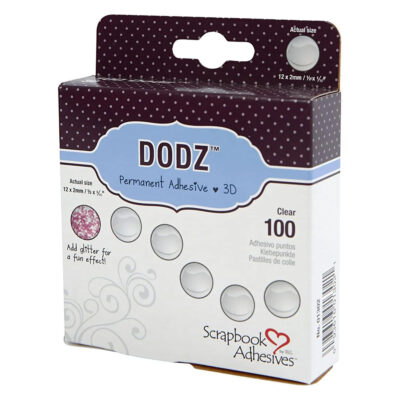 Zelfklevende dots - rol van 100 - 3D - scrapbook knutselen - hobby en creatief 10436330