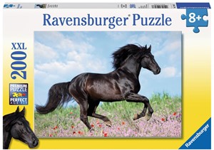 Zwarte Hengst Puzzel (200 XXL stukjes) 23168950819