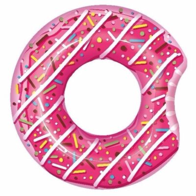 Zwembad opblaas donut roze 107 cm 10085863