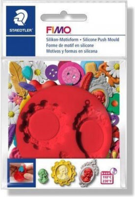 fimo kleimal camee junior 7 cm siliconen rood 505974